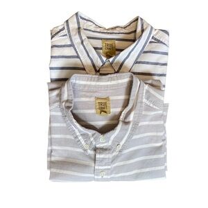 True Craft Men's Tag size XL Bundle of 2 short sleeve button down casual shirts